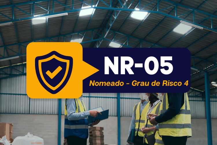 NR 05 CIPA – Comissão Interna de Prevenção de Acidentes – Representante Nomeado – Grau De Risco 4