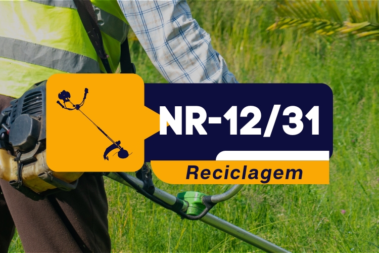 NR 12/31 – Roçadeira Costal – Teórico – Reciclagem